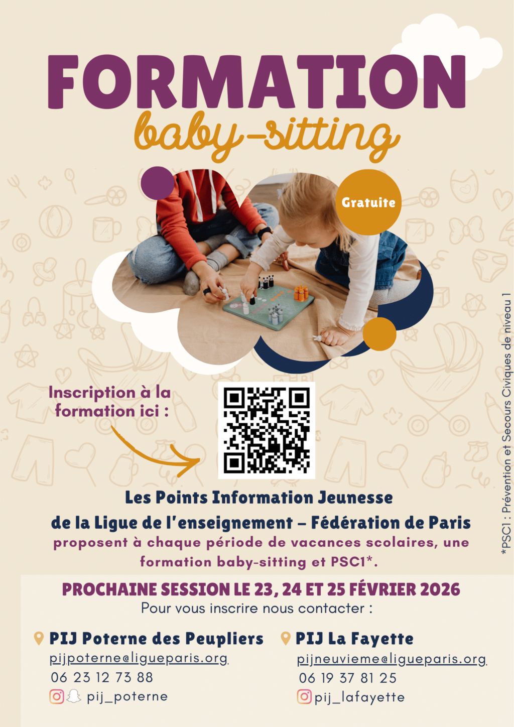 Formation baby-sitting ! 