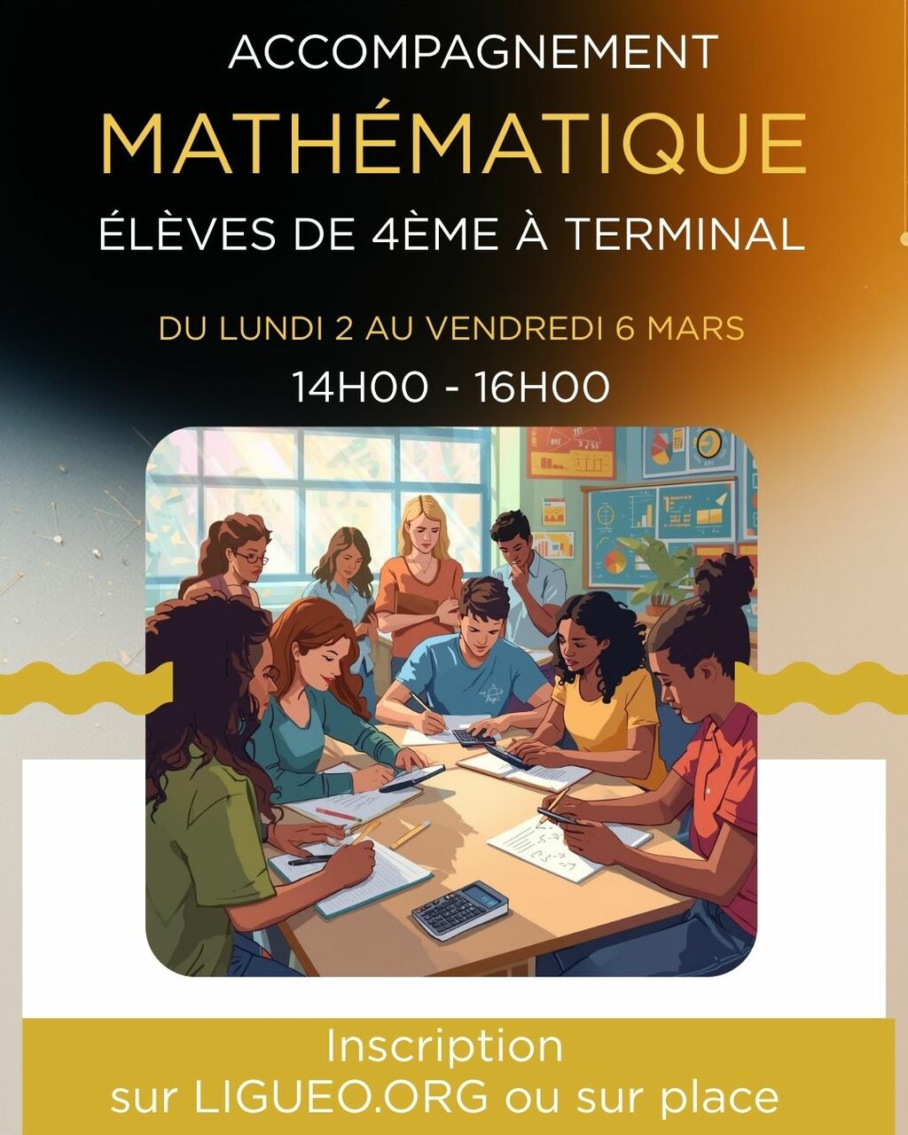 Stage accompagnement scolaire – Mathématiques