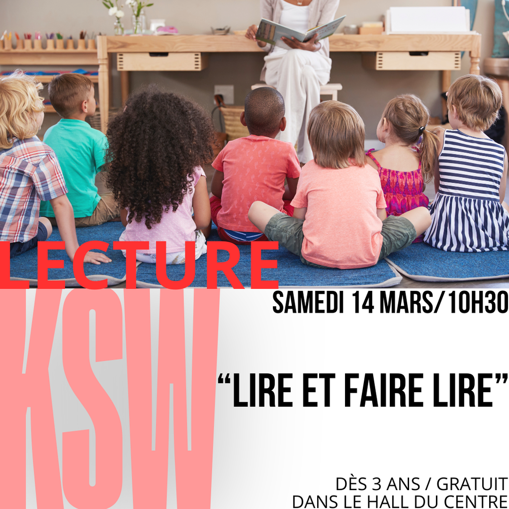 Lecture dans le hall du Centre