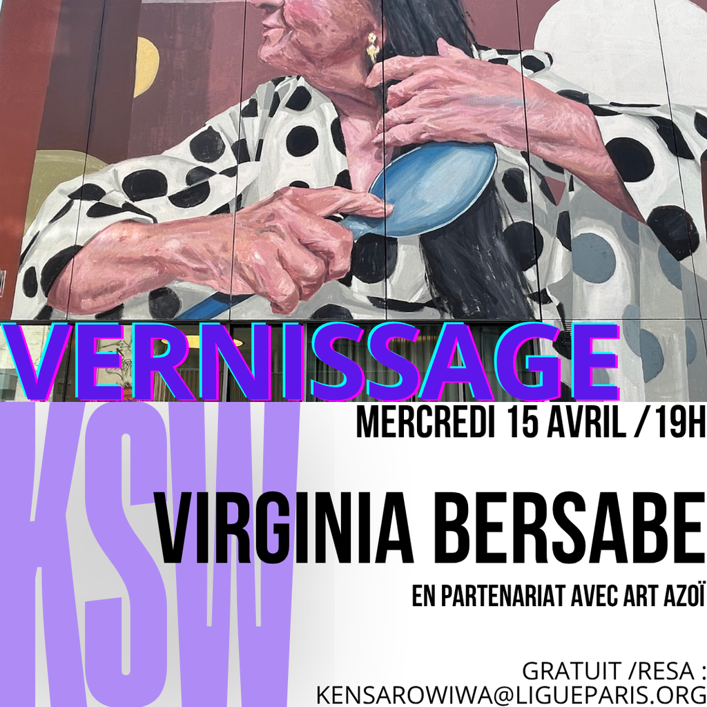 VIRGINIA BERSABE (en partenariat avec l'association Art Azoï)