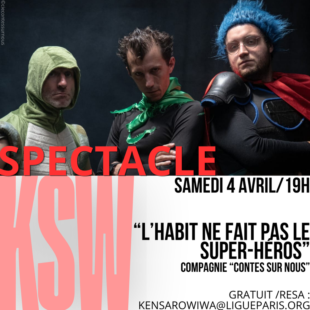 "L'HABIT NE FAIT PAS LE SUPER-HEROS"" (Compagnie Contes sur nous)