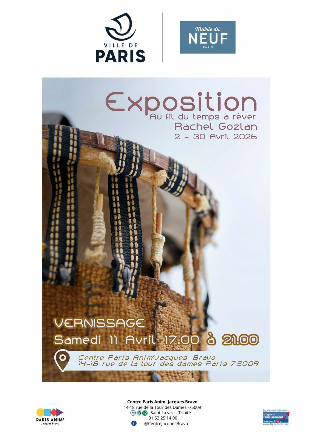 Au fil du temps à rêver du 2 au 30 avril