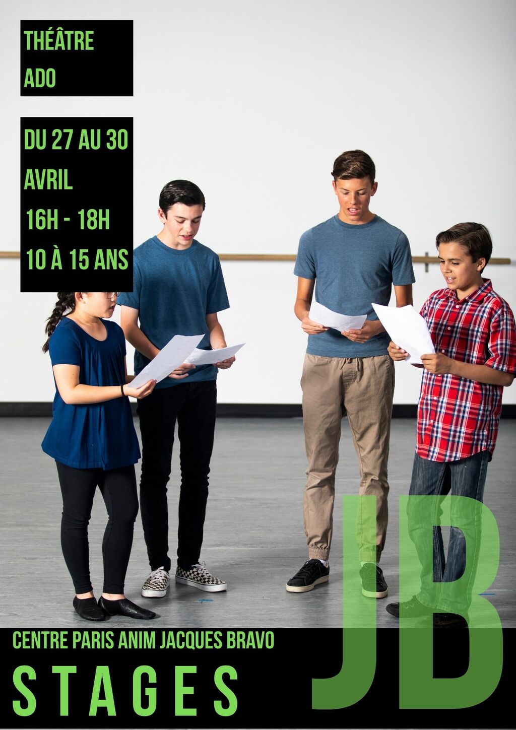 🎭 Stage Théâtre Ado