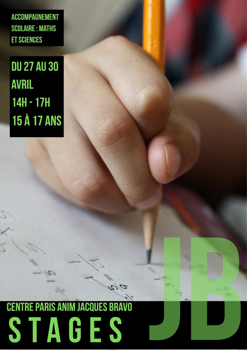 📚 Stage d’Accompagnement scolaire – Maths & Sciences