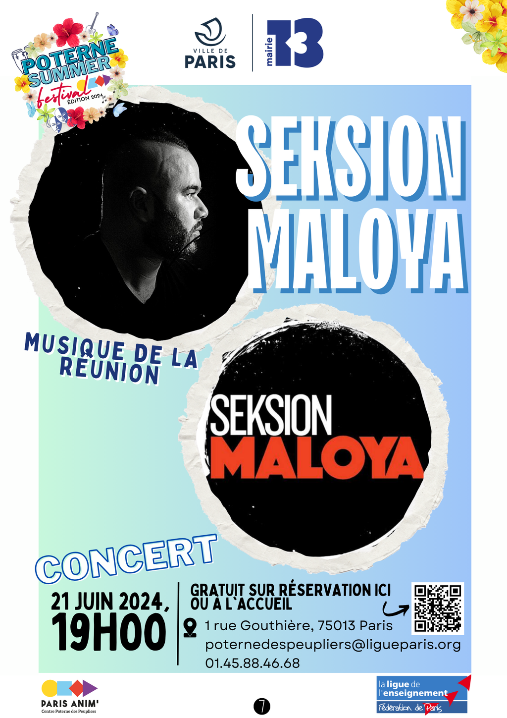 Concert de musique réunionnaise: SEKSION MALOYA