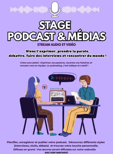 Stage Média-podcast