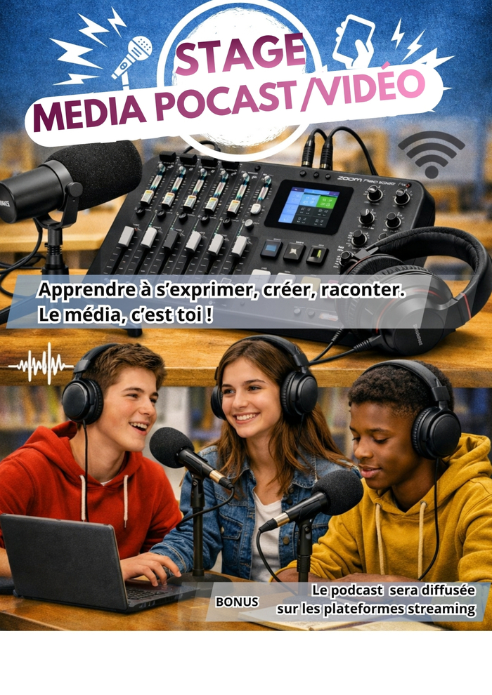Stage Médias Podcast/Vidéo