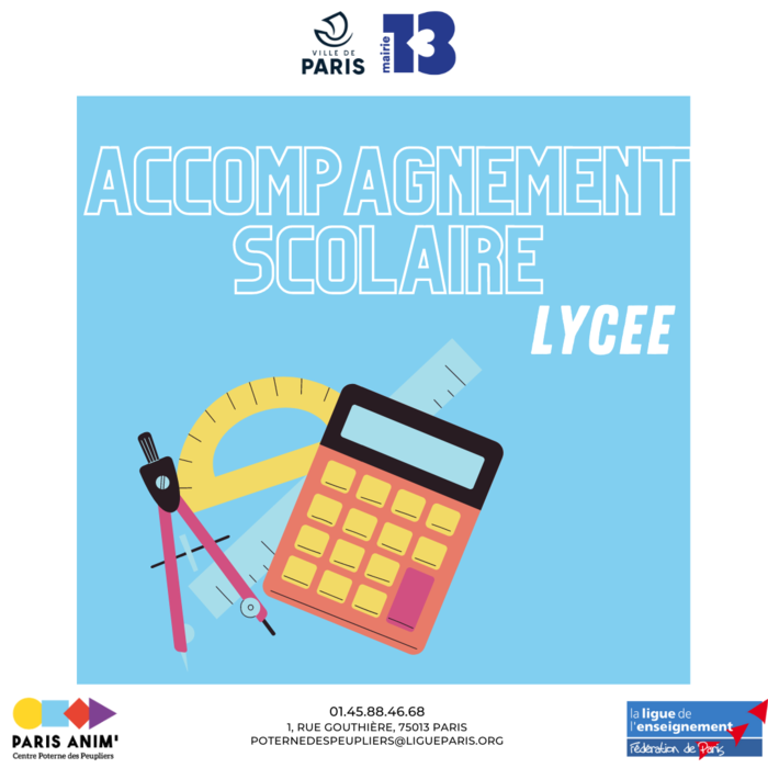 Stage accompagnement Scolaire Lycée