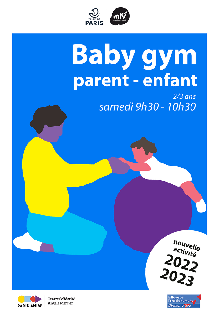 Baby gym parent-enfant - Centres Paris Anim' 19ème