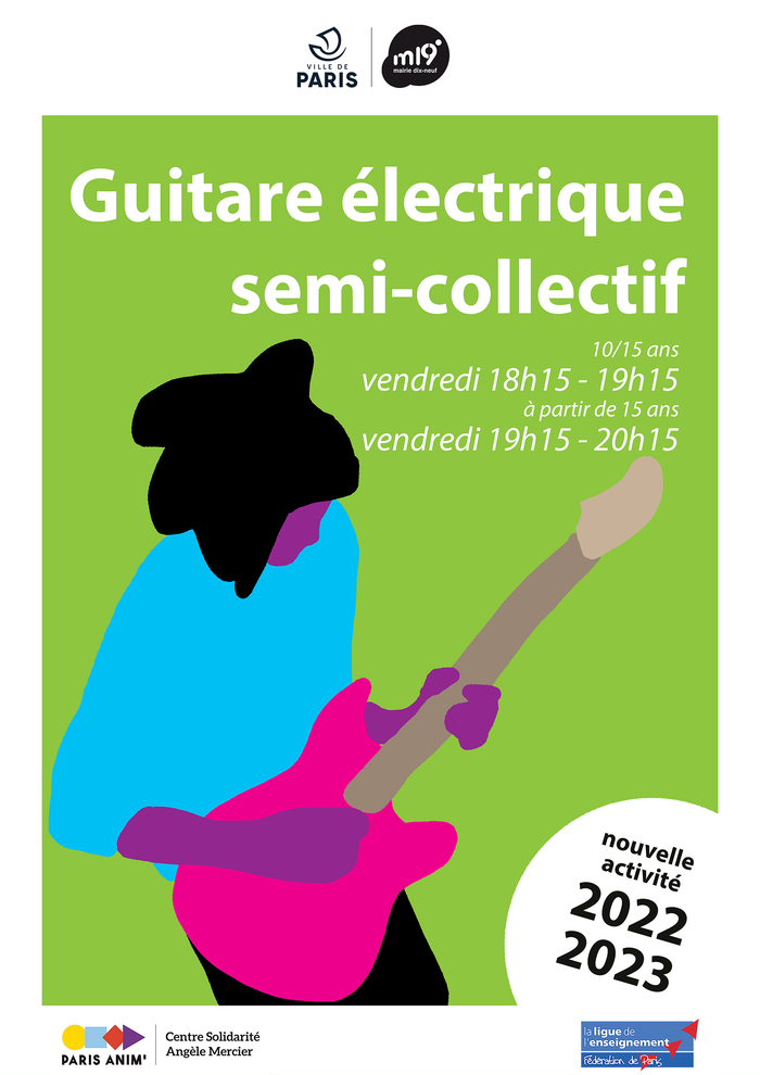 Guitare électrique-semi collectif
