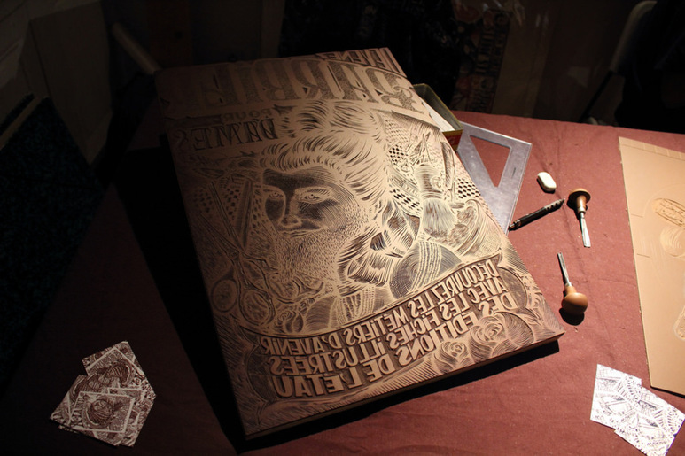 Gravure en taille d’épargne