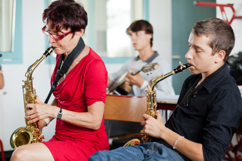 Saxophone-semi collectif